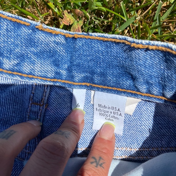 Calvin Klein Ck Jean Shorts Studs Denim - Picture 4 of 6